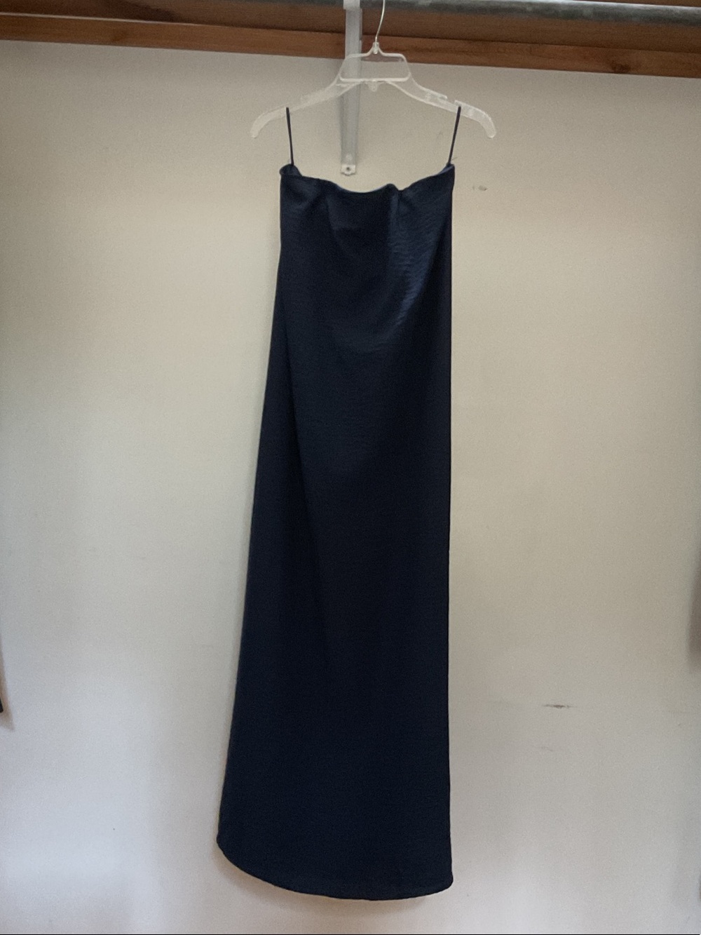 Zara Black Strapless Maxi Dress